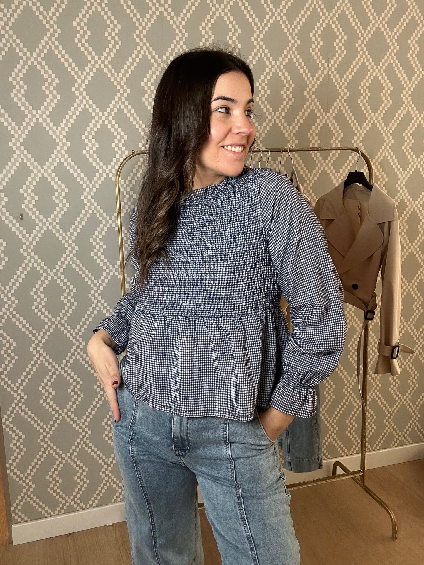 CAMISA NIDO DE ABEJA