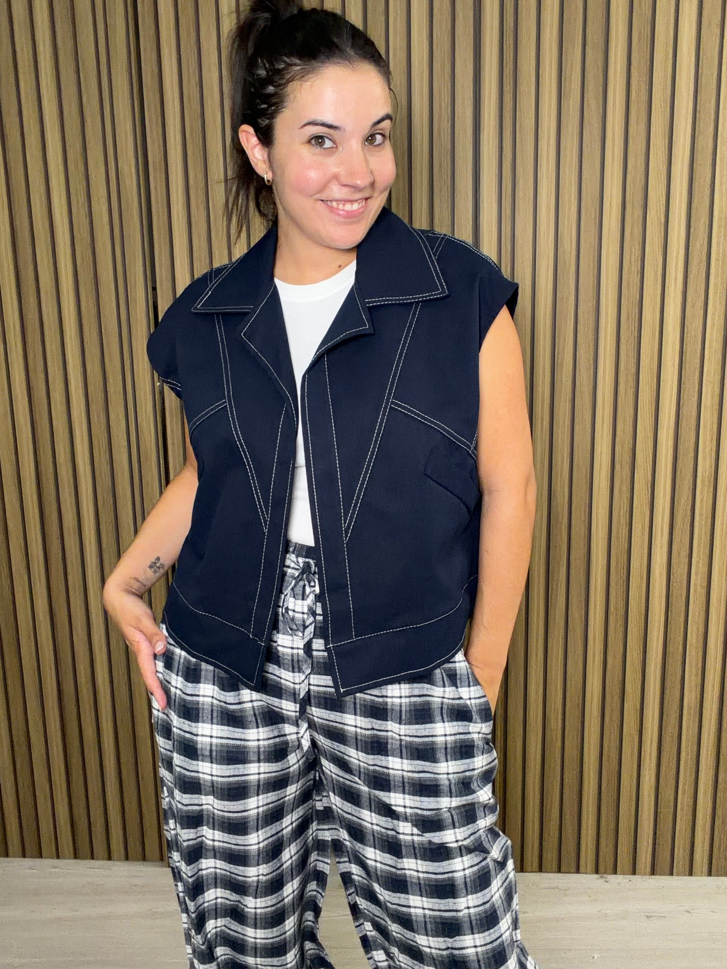 PANTALÓN CUADRO BOMBACHO