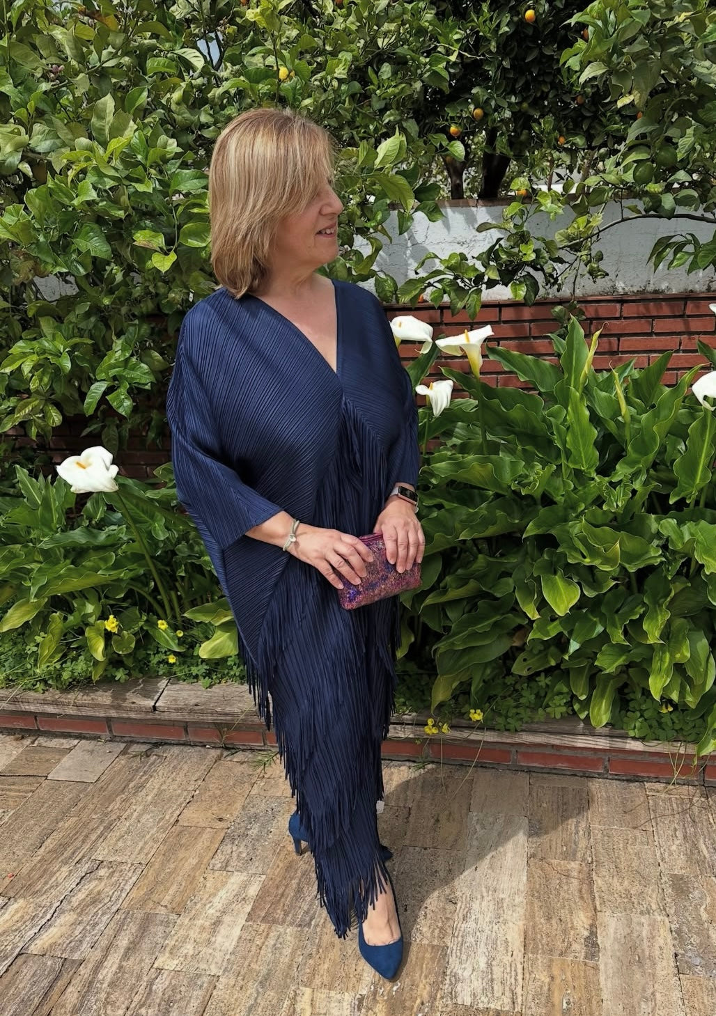 VESTIDO FLECOS