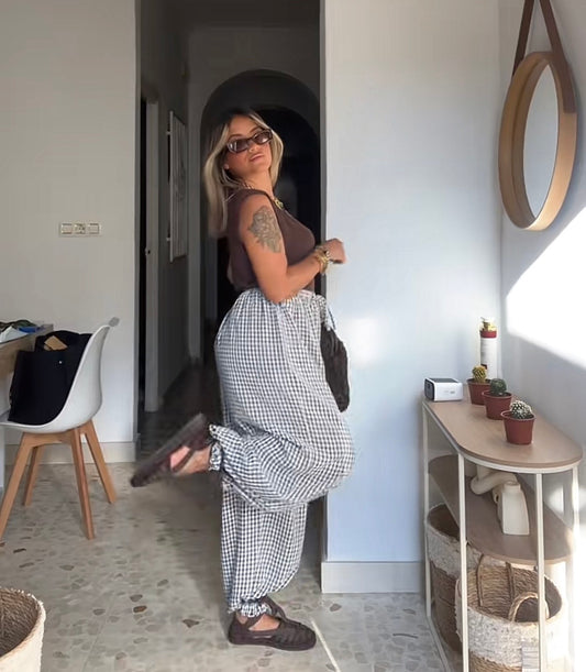 PANTALÓN BOMBACHO VICHY