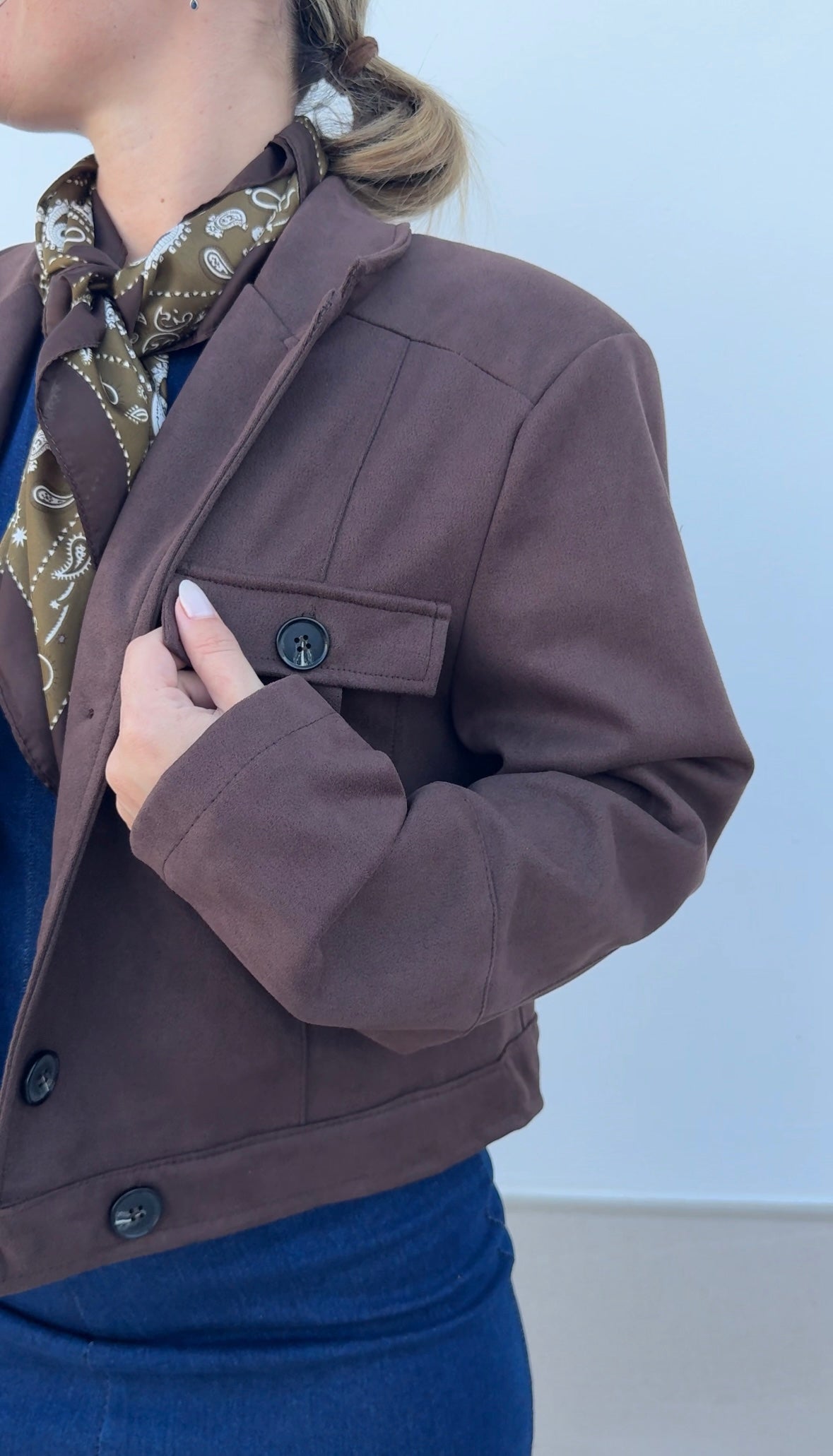 CHAQUETA CROPP ANTE