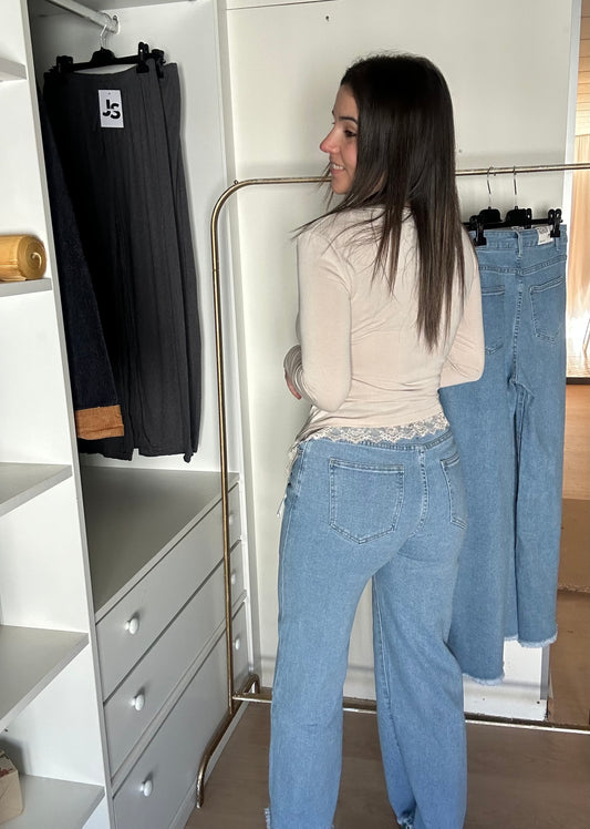 JEANS WIDE LEG