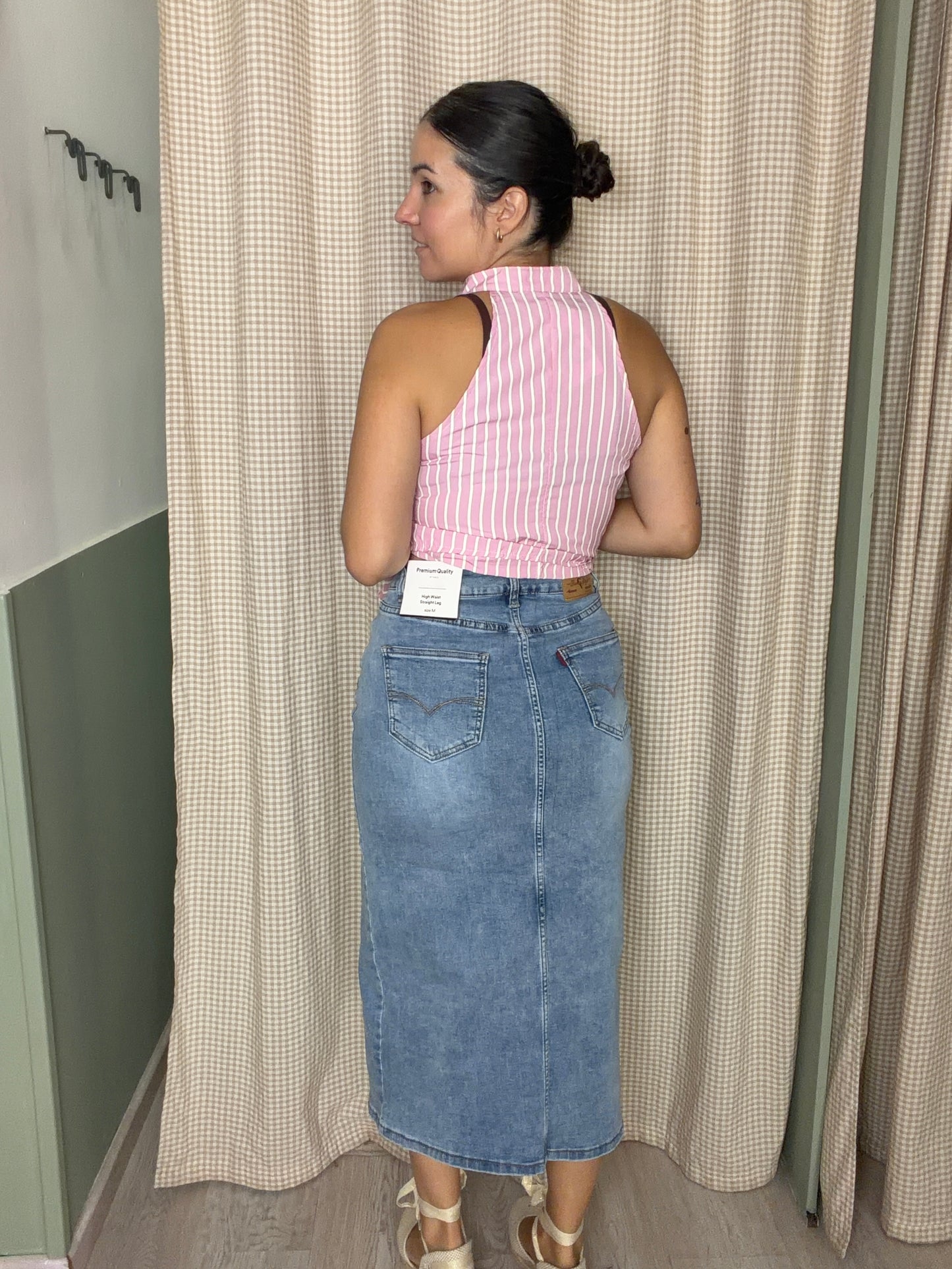 FALDA MIDI LEVIS