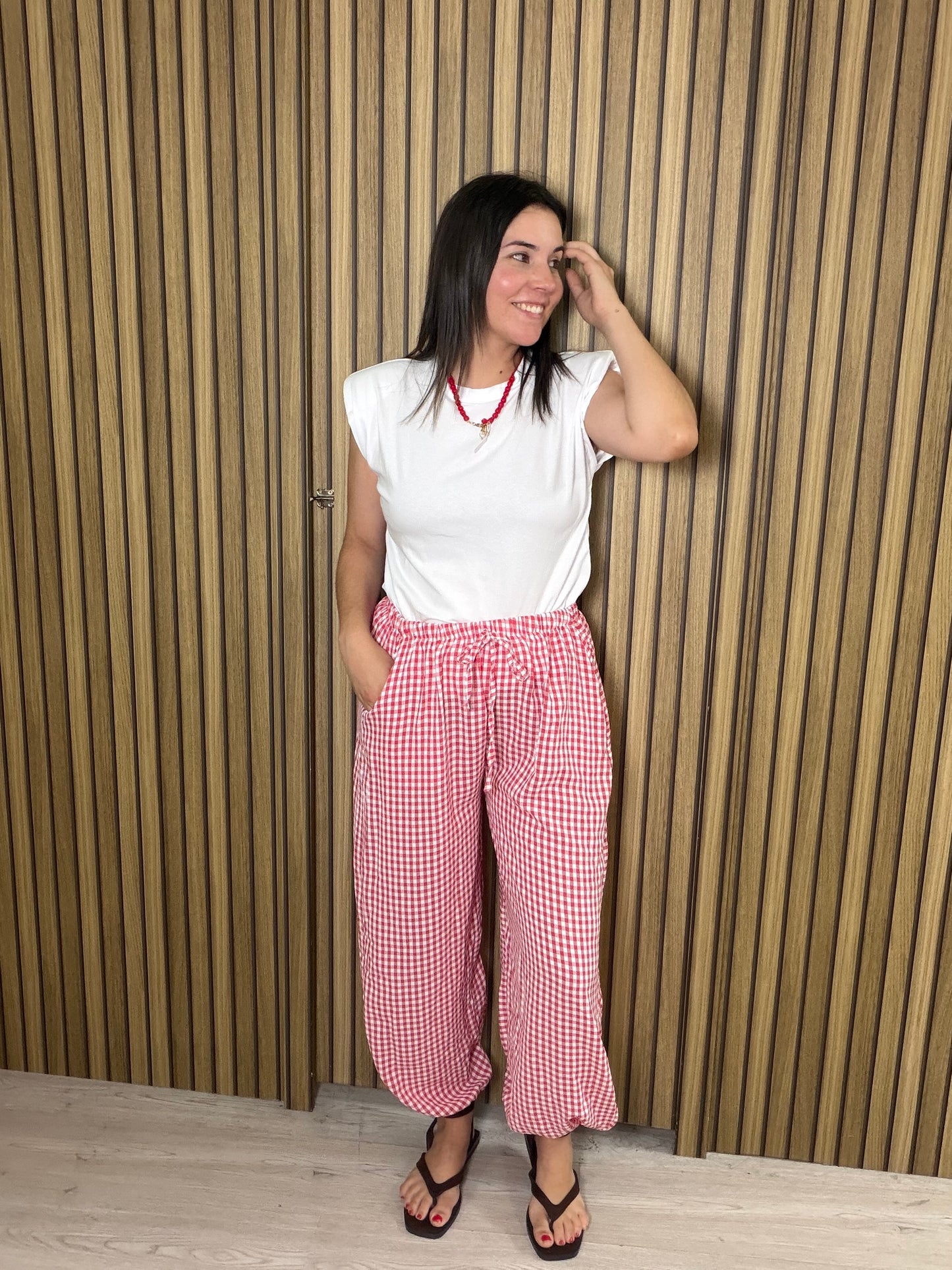 PANTALÓN BOMBACHO VICHY