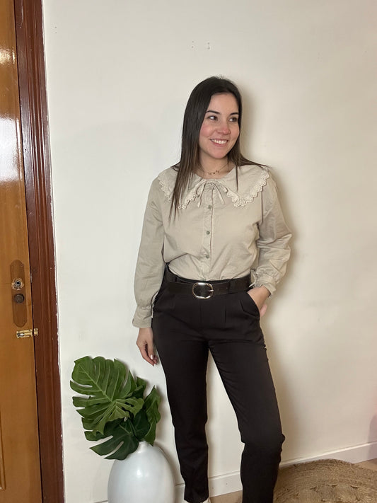 CAMISA CUELLO BABERO