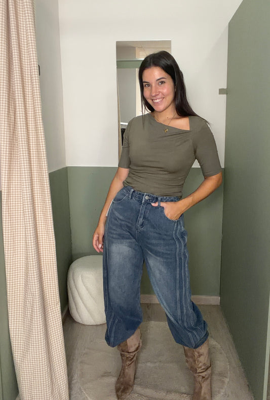 JEANS WIDE LEG