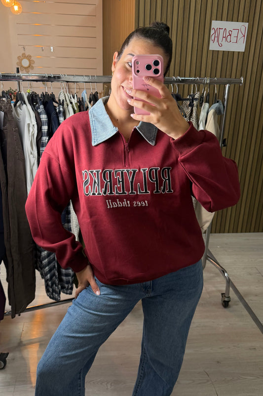 SUDADERA CUELLO PICOS