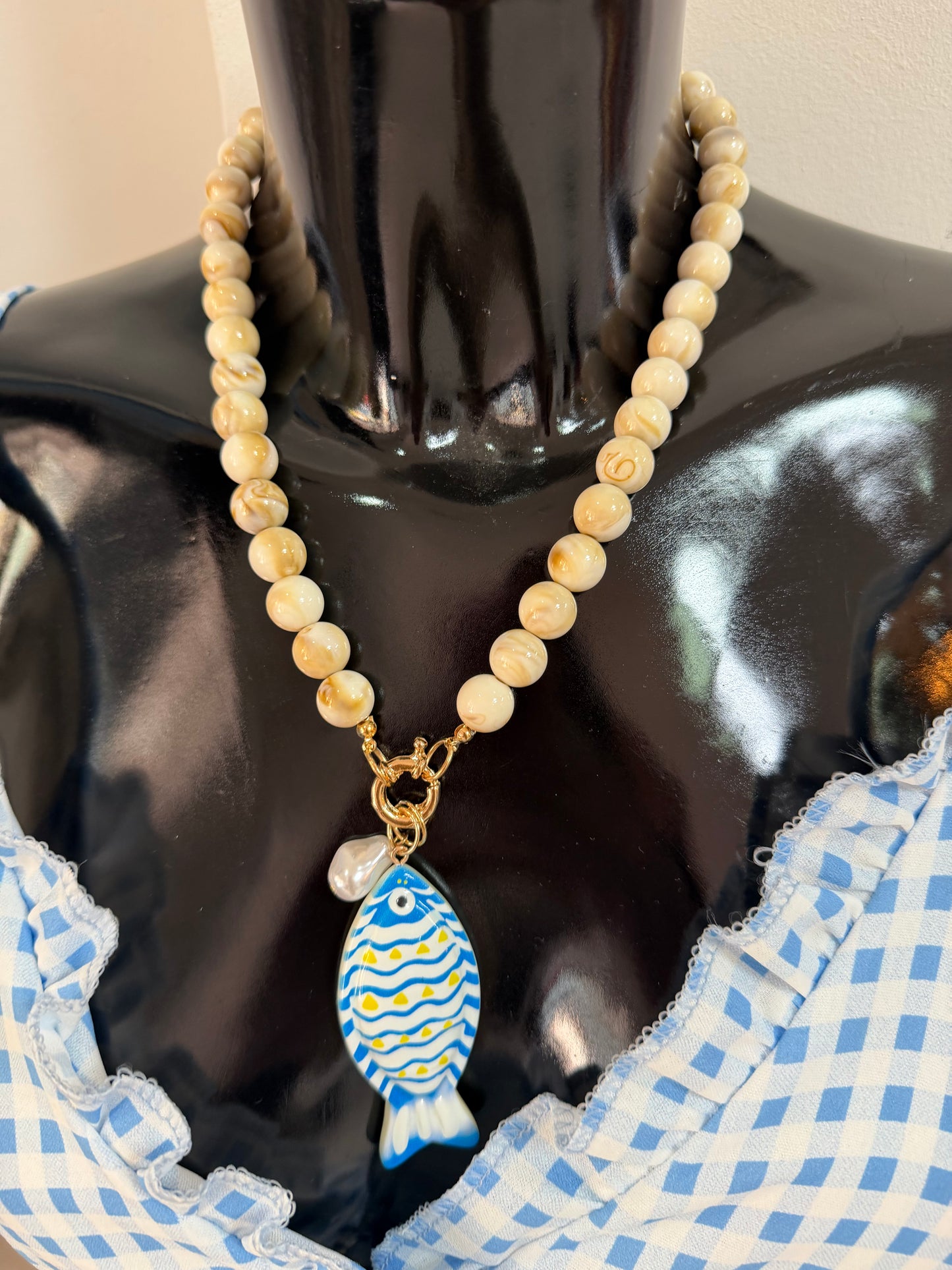 COLLAR PEZ AZUL