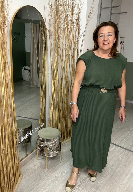 VESTIDO PLISADO