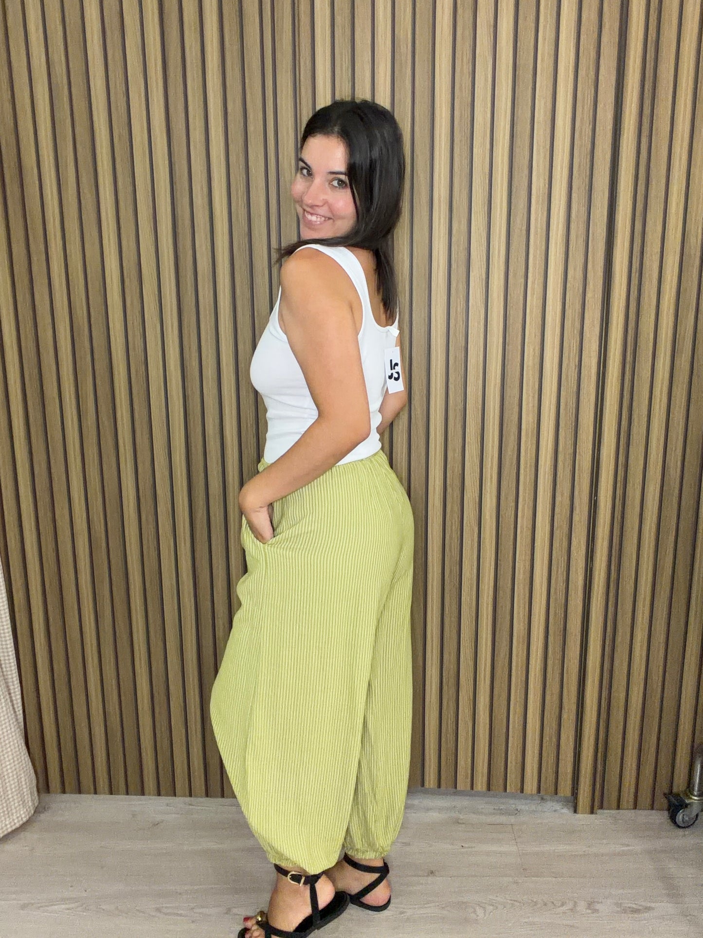 PANTALÓN RAYA BOMBACHO