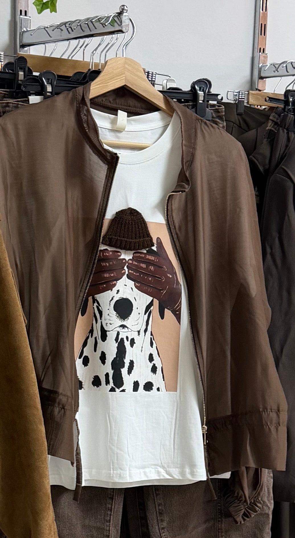 BOMBER SEMITRANSPARENTE