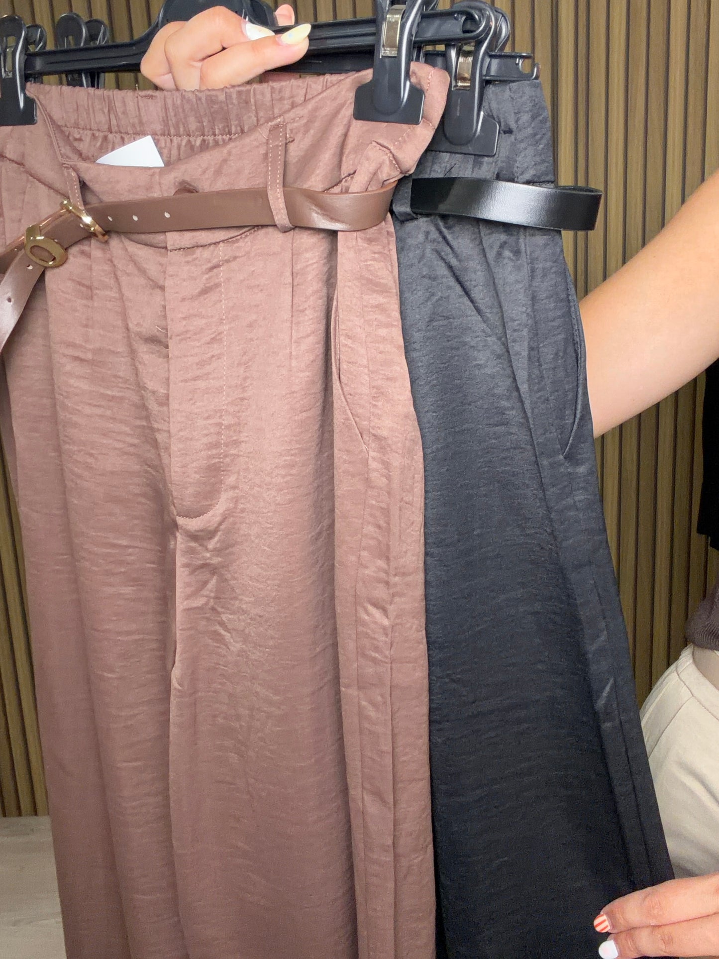 PANTALON SATÉN RECTO