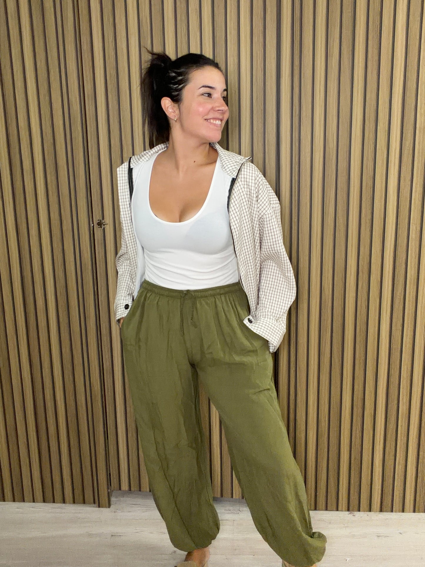 PANTALÓN LINO BOMBACHO