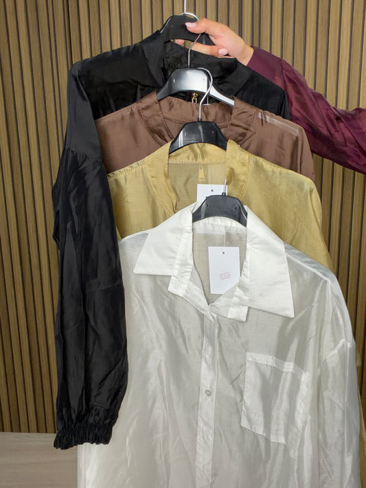 CAMISA SEMITRANSPARENTE