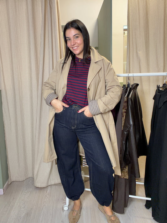 JEANS BOMBACHO OSCURO