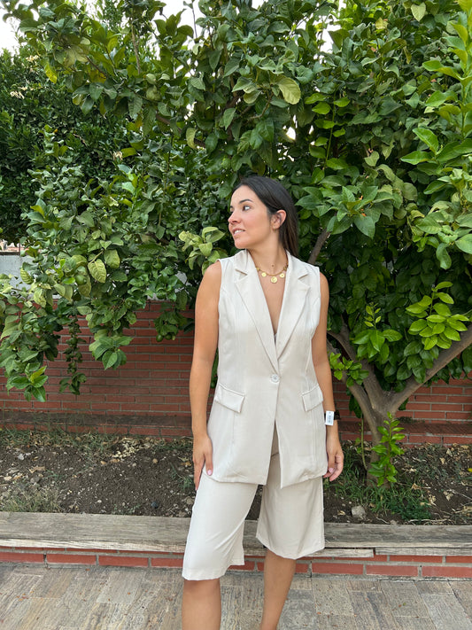 CONJUNTO CHALECO LARGO